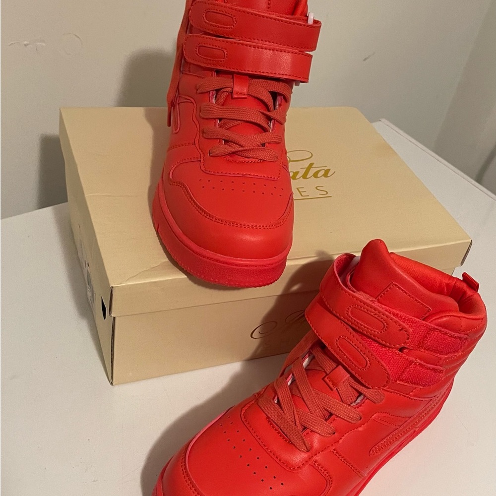 NEW! Orange every day sneakers-NEW! - Picture 12 of 13